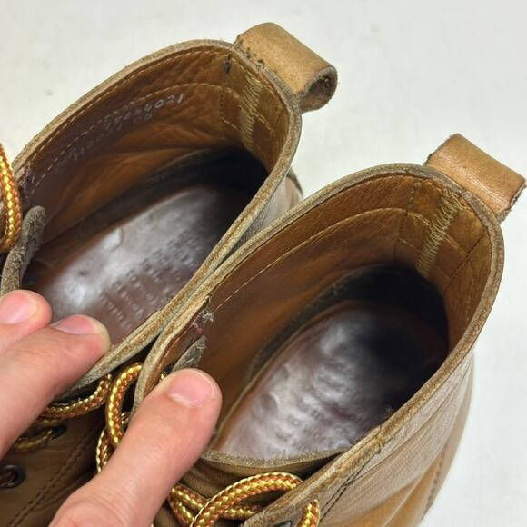 NEW HEELS Rancourt & Co. x Helm Hollis Boot Natural Made in Maine USA 9.5 D